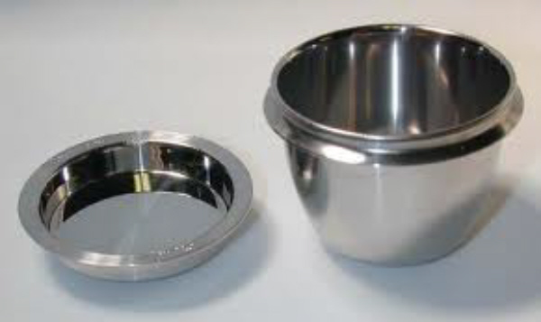Pt/Au Crucible and Mould